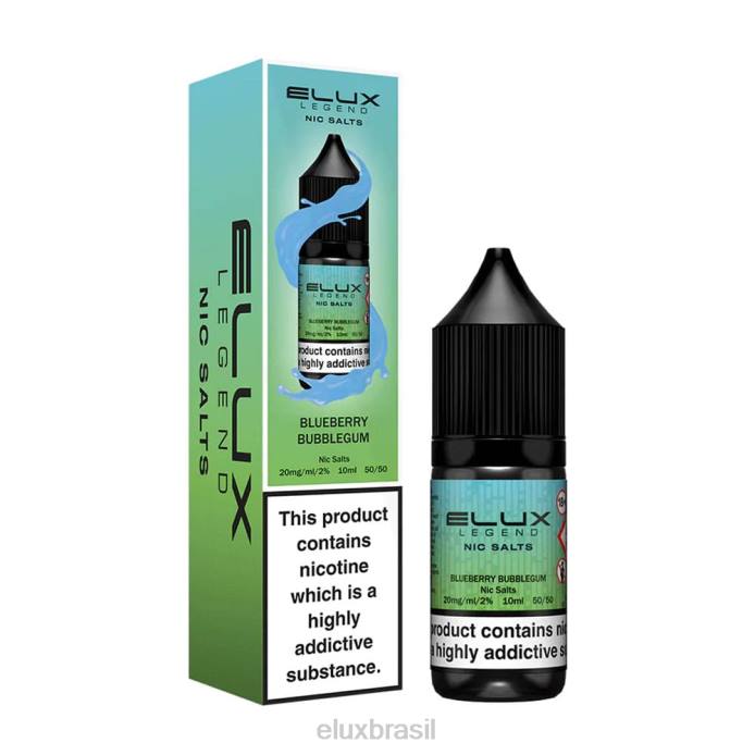 Elux Legend chiclete de mirtilo sal fino 10ml D62843 | Elux Brasilia
