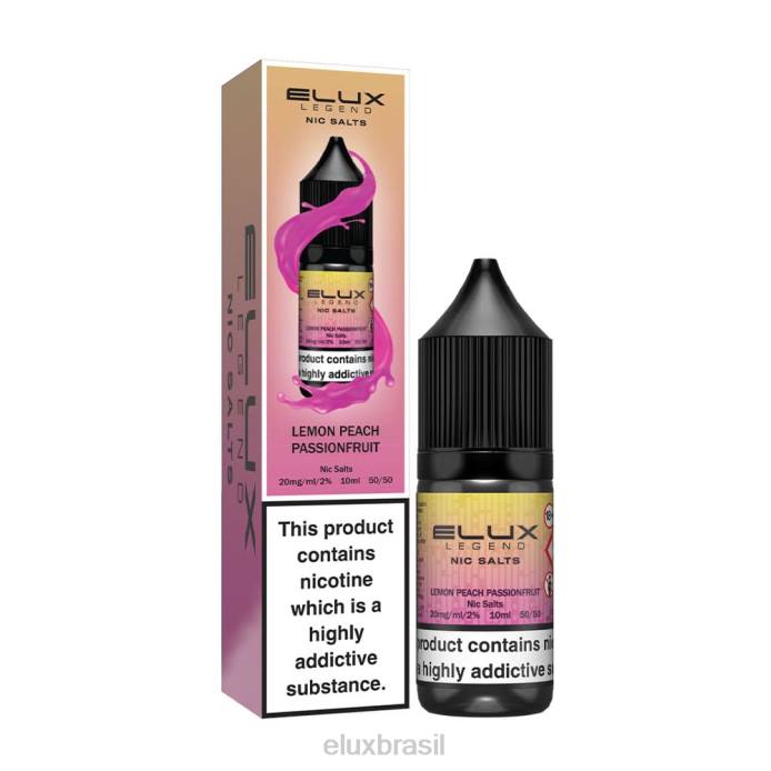 Elux Legend limão, pêssego, maracujá sal fino 10ml D62870 | Elux Vape Flavours