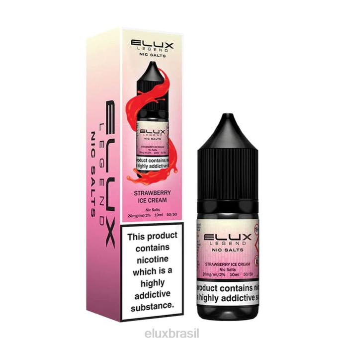Elux Legend sorvete de morango sal fino 10ml D62844 | Elux Vape Brasil