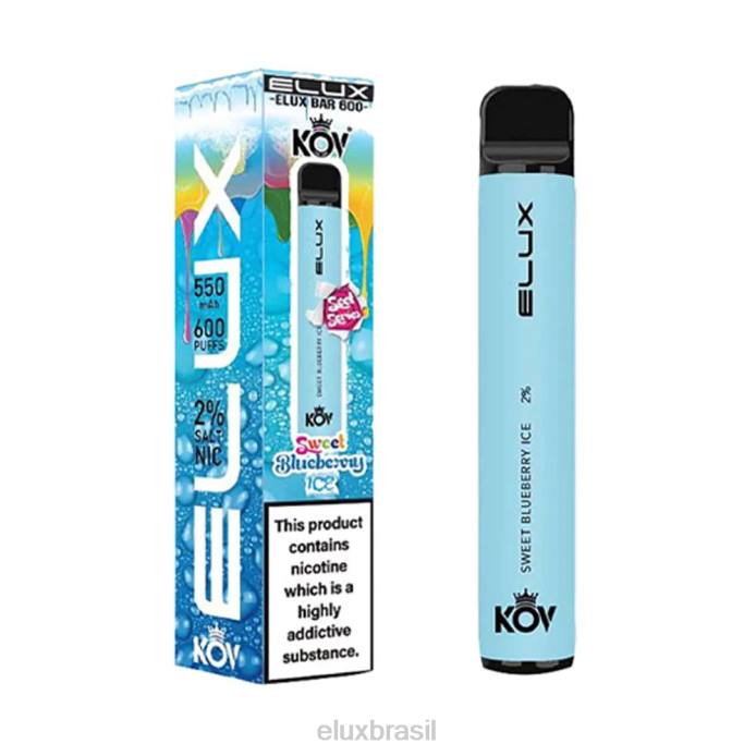 Elux Bar gelo doce de mirtilo vape descartável da série doce D628109 | Elux Vape Flavours