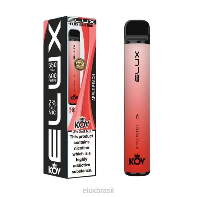 Elux Bar maçã pêssego vape descartável da série legado D628103 | Elux Flavours Brasil