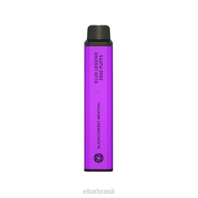 Elux Legend mentol de groselha preta Vape descartável de 3500 sopros D62876 | Elux Vape Flavours