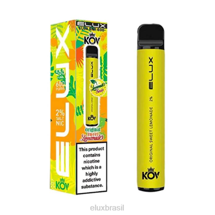 Elux Bar Lemonade Series limonada doce vape descartável original D6288 | Elux Brasilia
