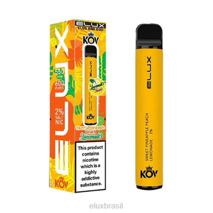 Elux Bar abacaxi, pêssego, limonada, doce vape descartável da série limonada D62878 | Elux Vape Flavours