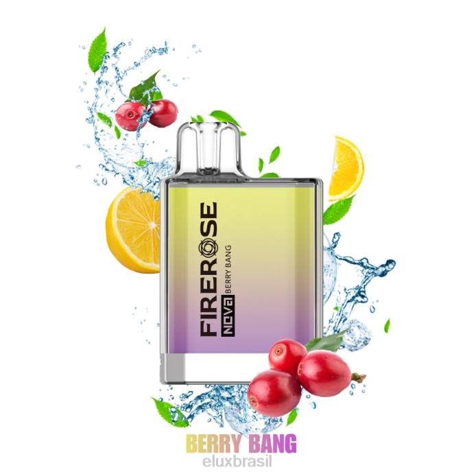 Elux Firerose Nova baga estrondo Vape descartável de 600 baforadas D62818 | Elux Amazon Brasil
