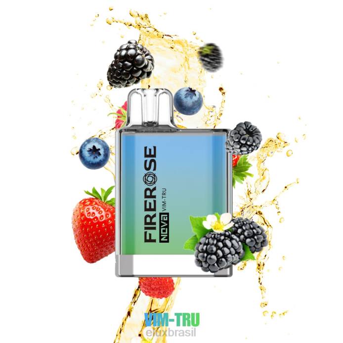 Elux Firerose Nova vim tru Vape descartável de 600 baforadas D62819 | Elux Flavours Brasil