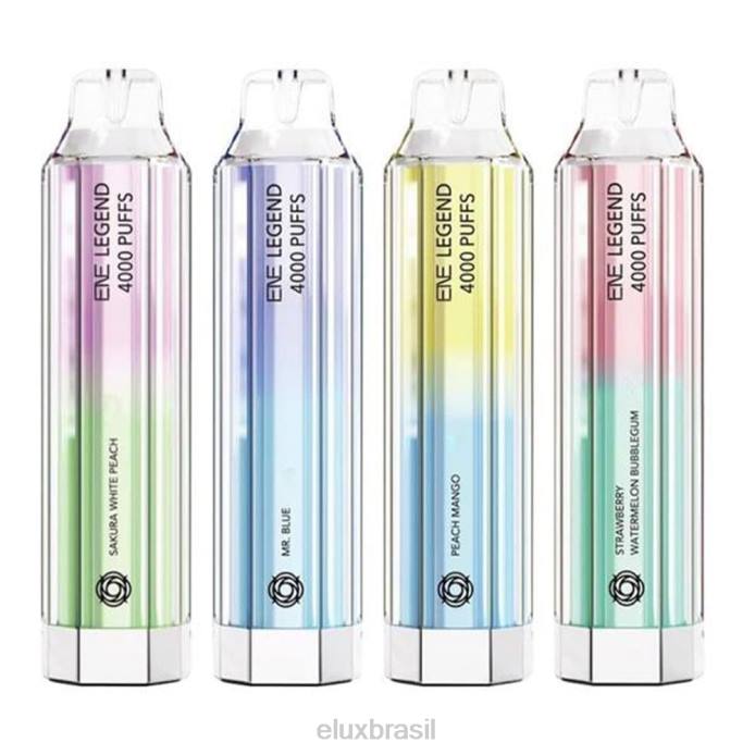 Elux ENE Legend energia prime limão e lima Vape descartável de 4000 sopros D628151 | Elux Vape Brasil
