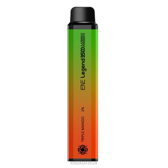 Elux ENE Legend manga tripla Vape descartável de 3500 malhas D628135 | Elux Vape Review